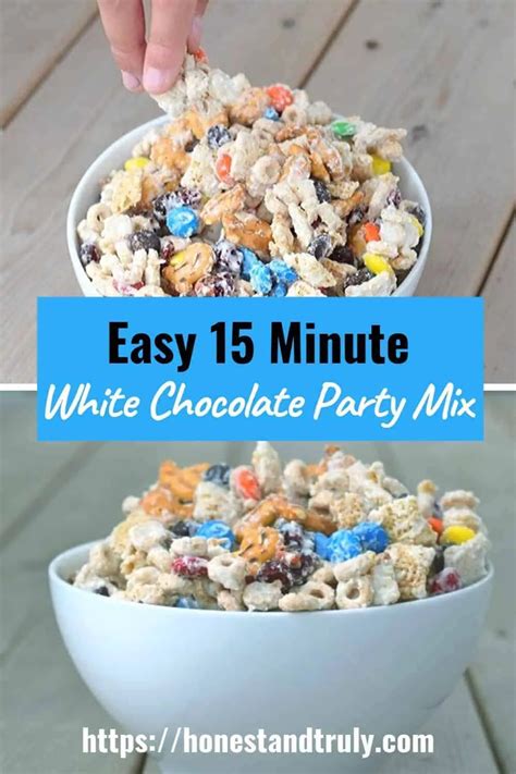 White Chocolate Party Mix Recipe: Perfect Snack or Party Dessert