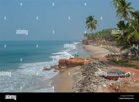 Varkala beach, Kerala, India Stock Photo - Alamy