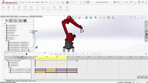 SOLIDWORKS Motion - Tips for Robots in Motion Simulation - YouTube