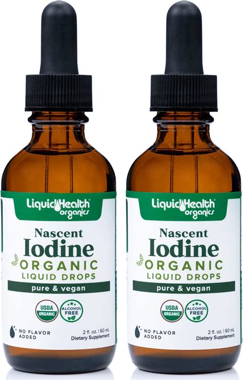 Amazon.com: LIQUIDHEALTH Nascent Iodine Organic Liquid, Liquid Iodine ...