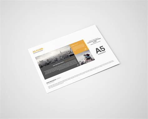 A5 Brochure Mockup