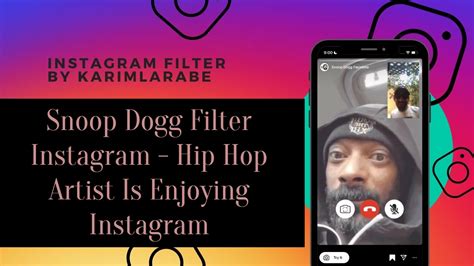 Snoop Dogg Filter Instagram - Hip Hop Artist Is Enjoying Instagram