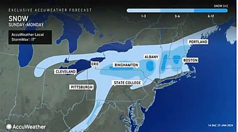 New Forecast Map: Storm Will Bring Widespread Wintry Mix, Up To Foot Of ...