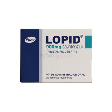 Lopid Tabs. 900 Mg. C/20 Suelta | Fybeca