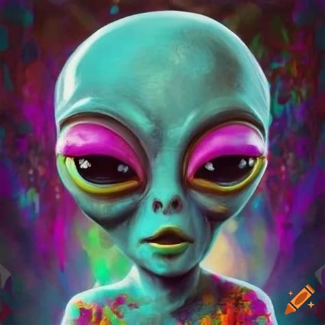 Image of alien hippies