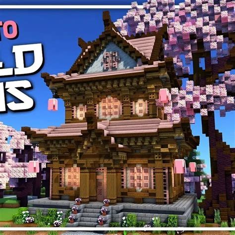 The BEST Minecraft House Ideas | Stunning Cherry Blossom Japanese Temple | Blossom house ...