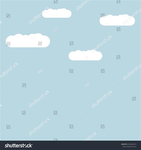 Sky Clouds Background Vector Illustration Stock Vector (Royalty Free) 2018446619 | Shutterstock