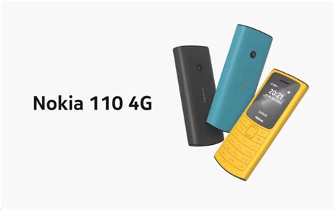 Nokia 110 4G and 105 4G unveiled with LTE connectivity & refreshed ...