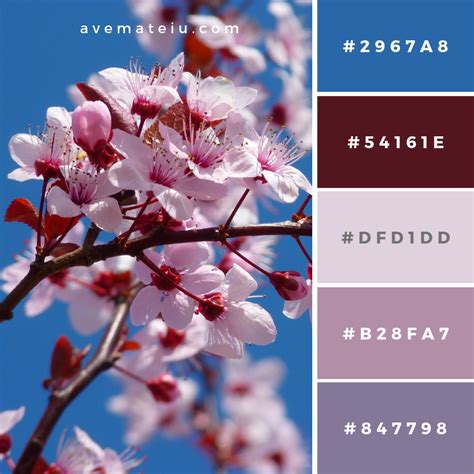 Photo of Cherry Blossom Color Palette #185 | Ave Mateiu