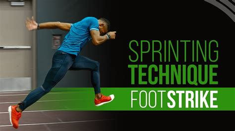 Sprinting Technique - Sprint Faster with a Proper Foot Strike - YouTube