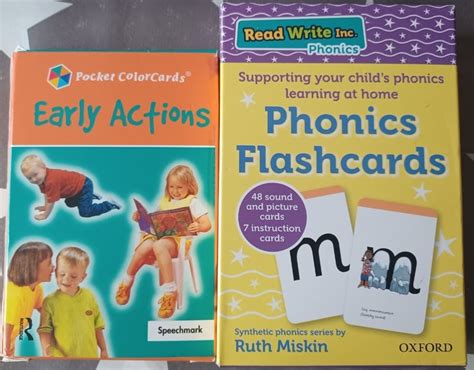 Read write inc Phonics flashcards book Ruth Miskin & Early actions ...