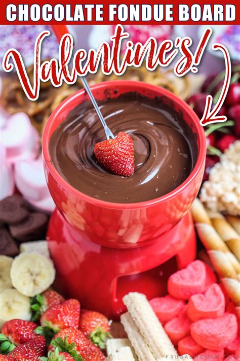 Valentine's Day Chocolate Fondue Board - Frugal Mom Eh!