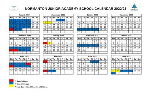 Calendar - Normanton Junior Academy