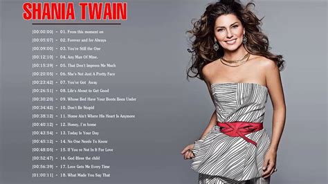 Best Songs by Shania Twain - Top Hits Playlist