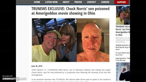 Chuck Norris' son, Mike Norris poisoned - YouTube