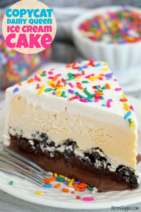 Copycat Dairy Queen Ice Cream Cake - Bitz & Giggles