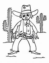 Free Printable Cowboy Coloring Pages For Kids sketch template