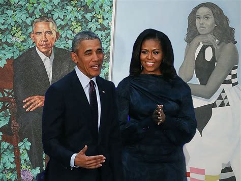 Barack and Michelle Obama's Official Portraits Light Up Twitter ...