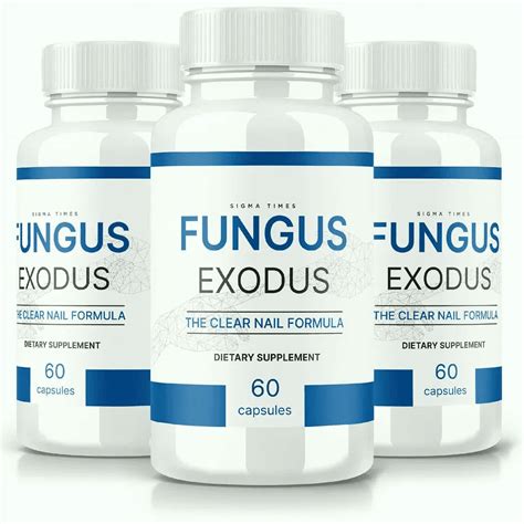 Fungus Exodus Pills: Anti-fungal Toenail Treatment & Nail Restoration, 3 Pack of 60 Capsules ...