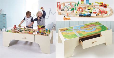 Wooden Train Set & Table £75 @ Asda George