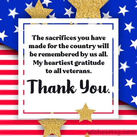 60+ Thank You Veterans Messages and Quotes - WishesMsg