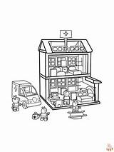Hospital Coloring Page Free Printable  Home sketch template