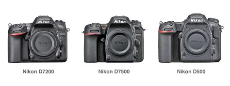 Nikon D7200 vs Nikon D7500 vs Nikon D500 - Comparison - Digital ...