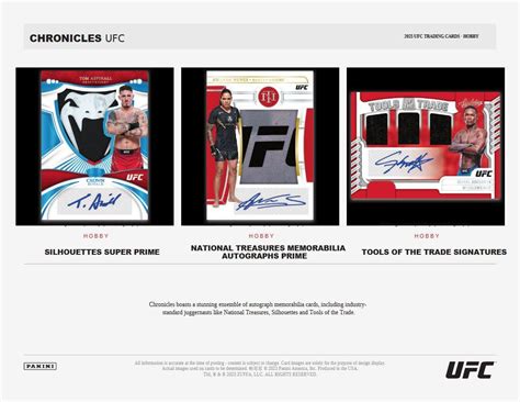 2023 Panini Chronicles UFC MMA - Trading Card Database