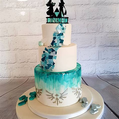 Legend of Zelda wedding cake | Zelda wedding, Gaming wedding cake, Gamer wedding