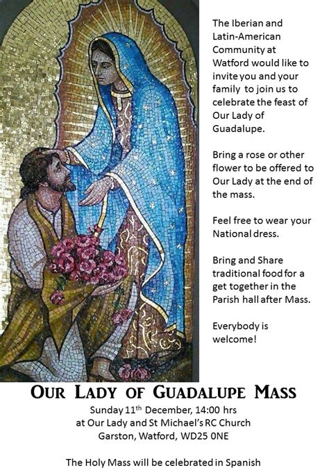 Our Lady of Guadalupe Mass and Social – Roman Catholic Parish of Garston