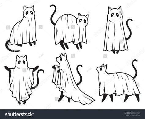 20,240 Halloween Ghost Outline Images, Stock Photos & Vectors ...