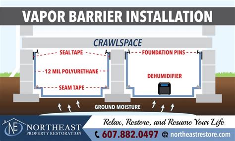 Vapor Barrier Installation | Northeast Property Restoration