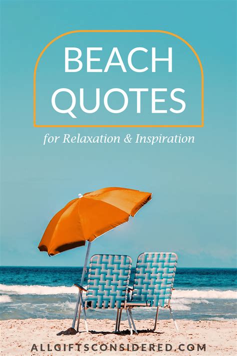 101 Best Beach Quotes for Relaxation & Inspiration » All Gifts Considered