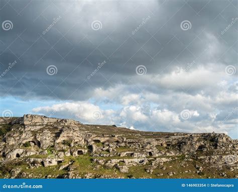 Historic Matera caves stock photo. Image of italian - 146903354