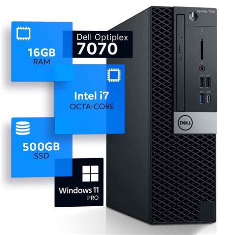 Dell Refurbished OptiPlex 7070 Desktop Computer - Intel HexaCore i5 (9th Gen)