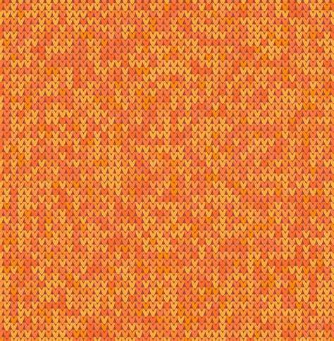 Premium Vector | Orange knit texture seamless pattern vector knitted ...