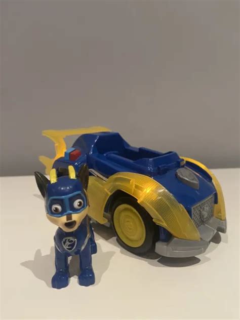 PAW PATROL MIGHTY Pups Super Chase Deluxe Vehicle With Lights & Sounds ...