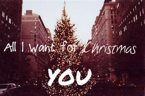 All i want for Christmas... quotes quote christmas christmas tree ...