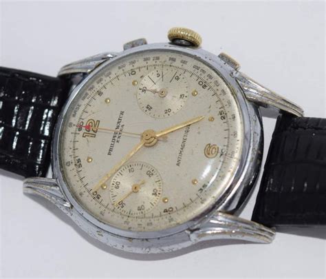 Philippe Watch Extra, 1940s, Swiss chronograph rare vintage - Catawiki