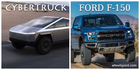 Tesla Cybertruck vs 2020 Ford F-150 (all models) comparison