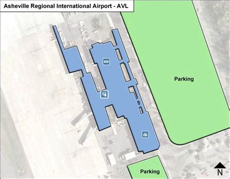 Asheville Regional Airport Map | AVL Terminal Guide