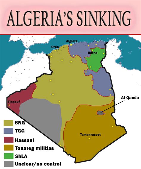 Algerian Civil War Map