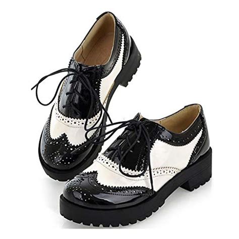 Best Black And White Wingtip Shoes For Women