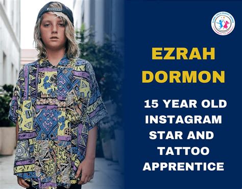 Meet Ezrah Dormon The 15-Year-Old Tattoo Artist - GCP Awards Blog