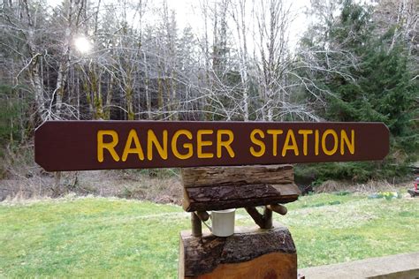 RANGER STATION National Park & Forest Service Style Sign: | Etsy