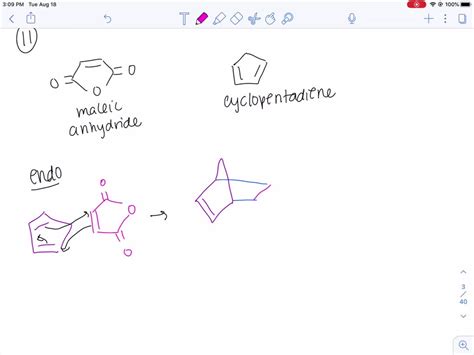 SOLVED:Draw the transition states leading to the exo- and endo ...