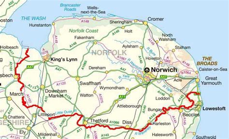 Map showing location of Norwich Norfolk 2015 | Norfolk england, Castles in england, Norfolk