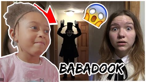 JILLIAN AND ADDIE THE BABADOOK IN OUR HOUSE. (SCARY) Reaction Video ...