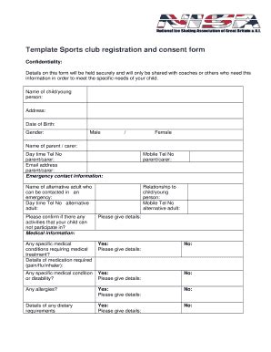 Sports Club Membership Form PDF: Complete with ease | airSlate SignNow