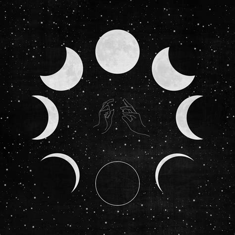 Moon Phases Art